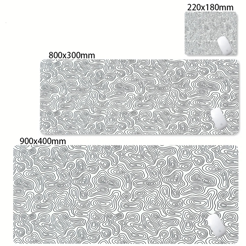 Mousepad Grande para Jogos com - Desk Setup Black And White avaliação e preço