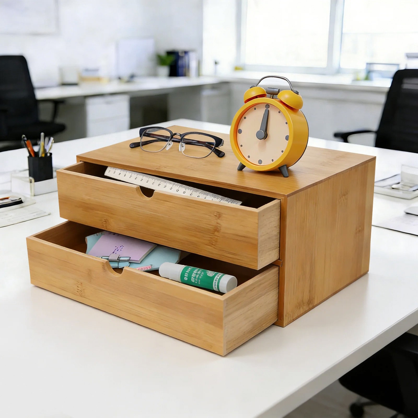 Organizador de Mesa, Caixa de  - Drawer Organizer Bamboo avaliação e preço