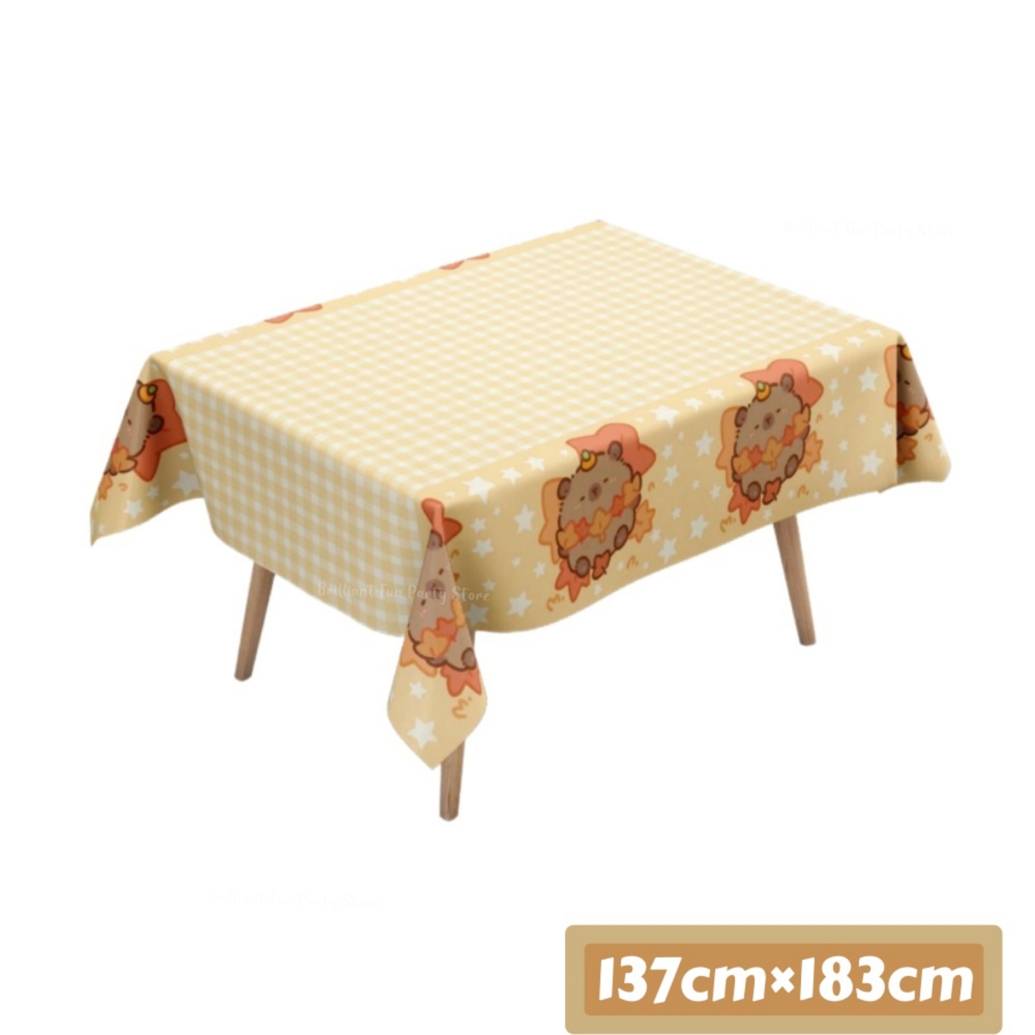 Toalha de mesa capivara fofa p - Desk Setup Girl avaliação e preço