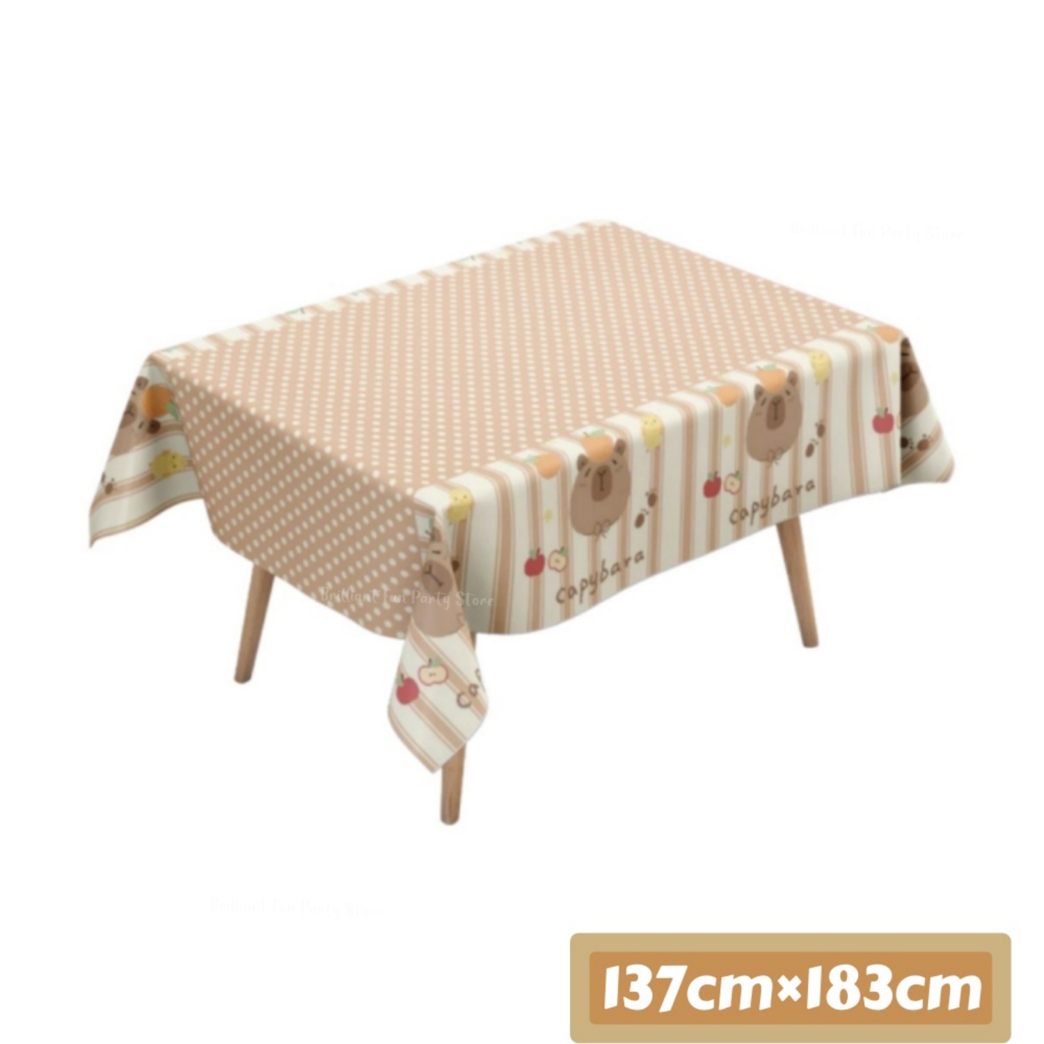 Toalha de mesa capivara fofa p - Desk Setup Girl avaliação e preço